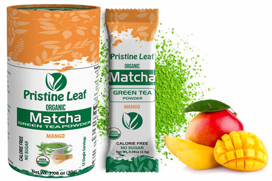 Mango Matcha, 12 Single Servings - PristineLeaf.com